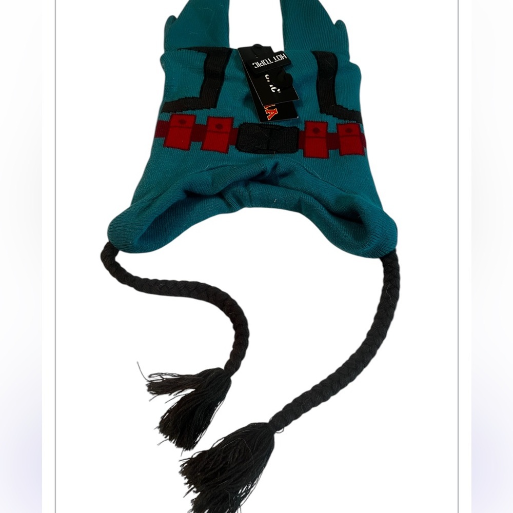 My Hero Academia Deku Cosplay Tassel Peruvian Laplander Knit Beanie Hat Cap OSFM